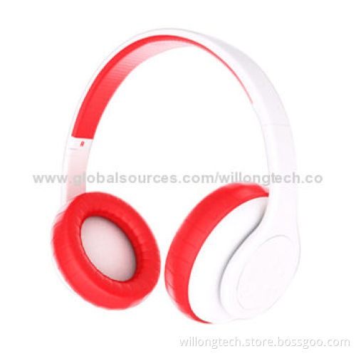 Top Quality Over-ear Wired Stereo Headset, Customized Colors Available, 3mW Rated Power